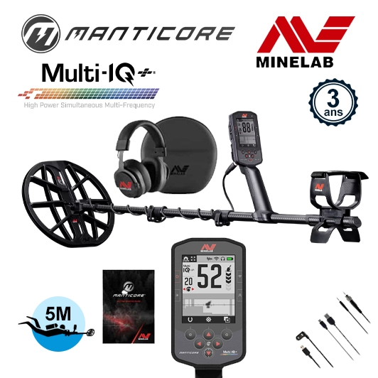 Minelab Manticore le détecteur pour tous les prospecteurs